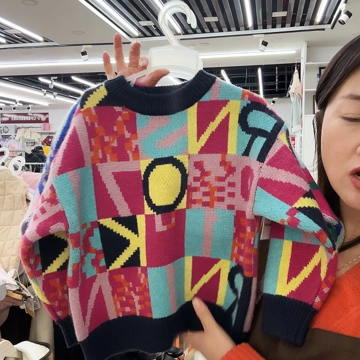 120 女孩毛衣毛衣