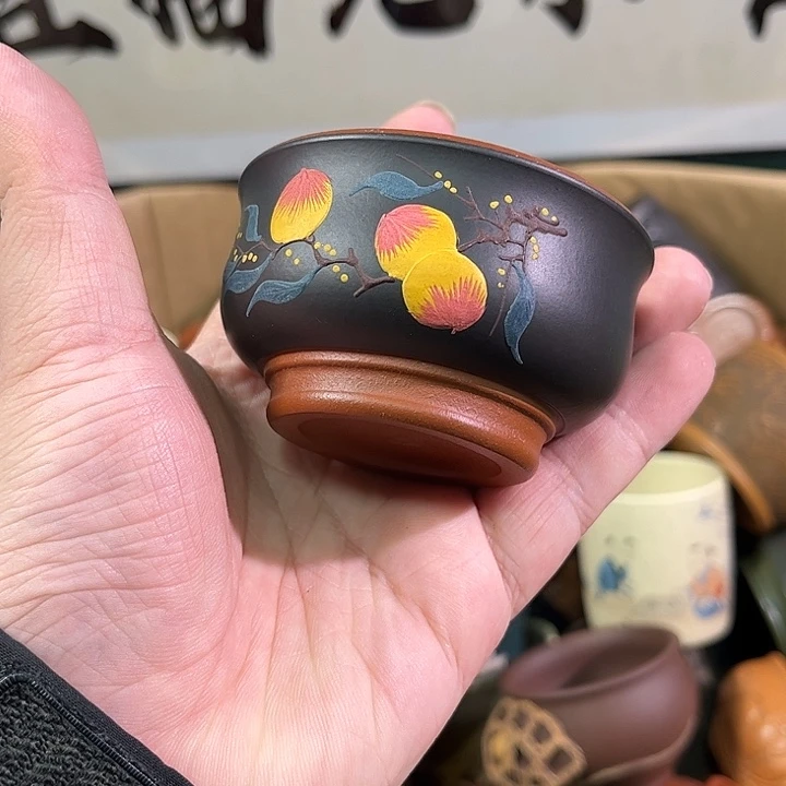 茶杯紫砂全手工紫砂主人杯