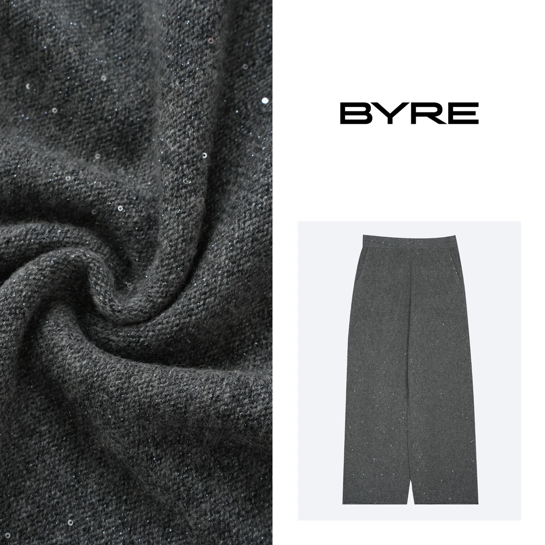 YS122 灰色羊绒裤【干洗】