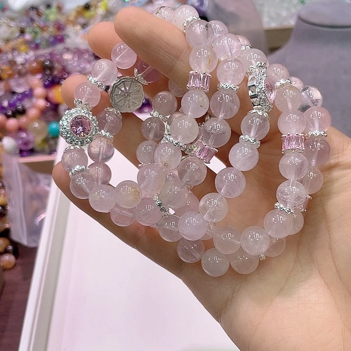 水晶手链未镶嵌311粉水晶