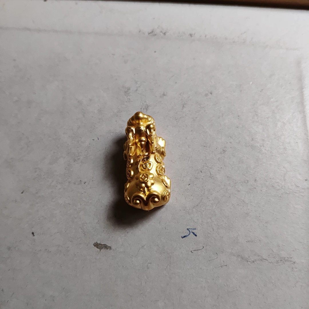 金元宝足金999貔貅珠子首饰