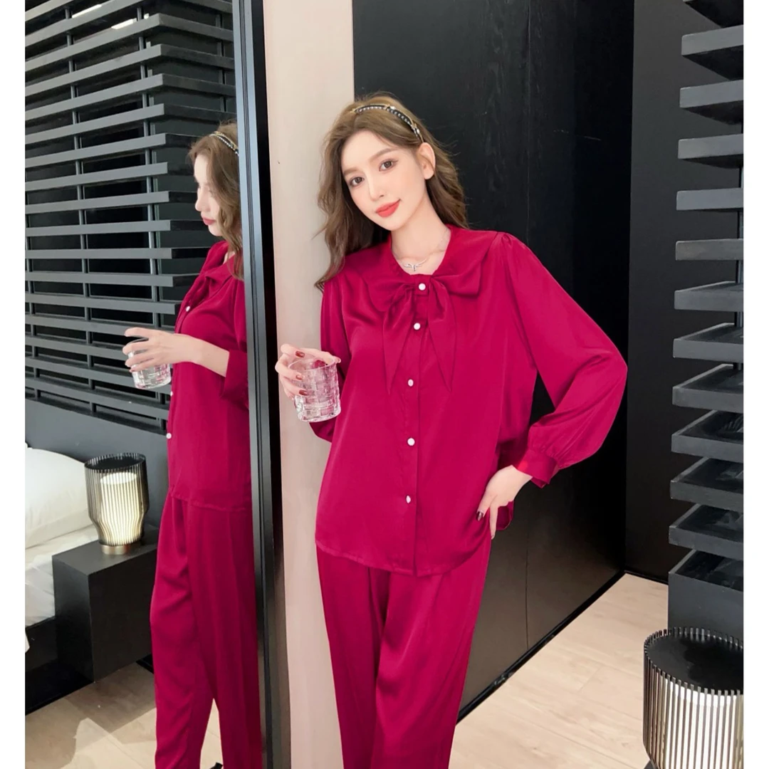 Sleep Password【布拉格之秋】小众设计潮牌休闲长袖长裤可外穿睡衣