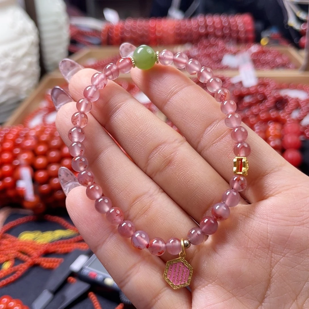 未镶嵌手链南红玛瑙