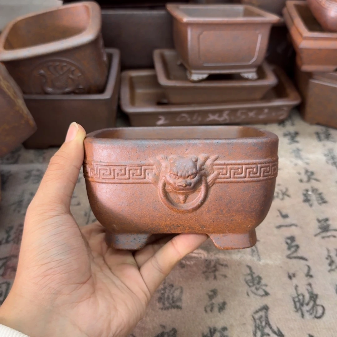 紫砂花盆20号宜兴紫砂正品13x6