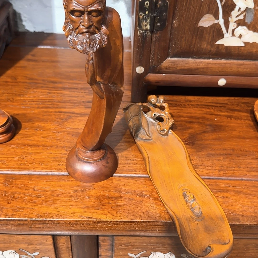 花梨木类黄杨木摆件香插