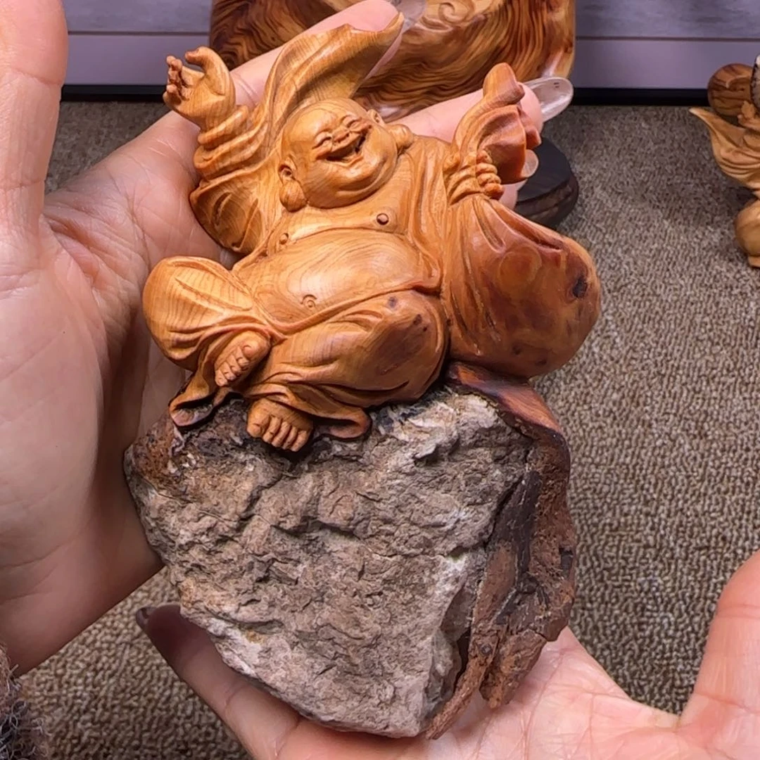 五***刁崖柏太行崖柏手把件