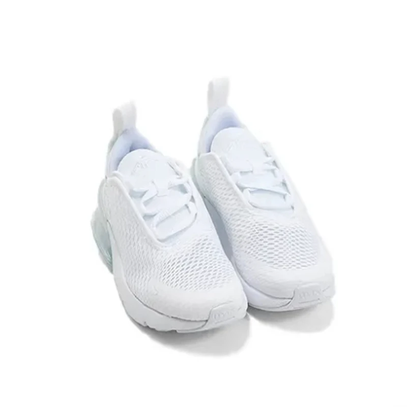 （微瑕）中童Nike Air Max 270跑步鞋淡蓝白 AO2372-103
