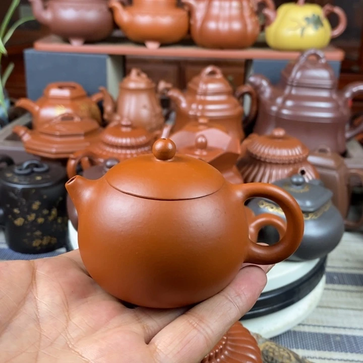 茶壶紫砂西施100-220Cc原矿赵庄朱泥特价
