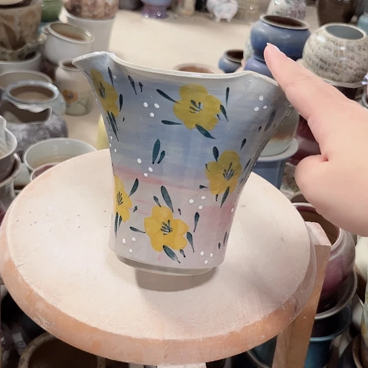 瓷片口15高15 景德镇陶瓷学院瑕