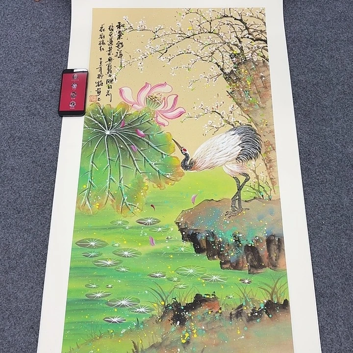 国画纯手绘国画作品