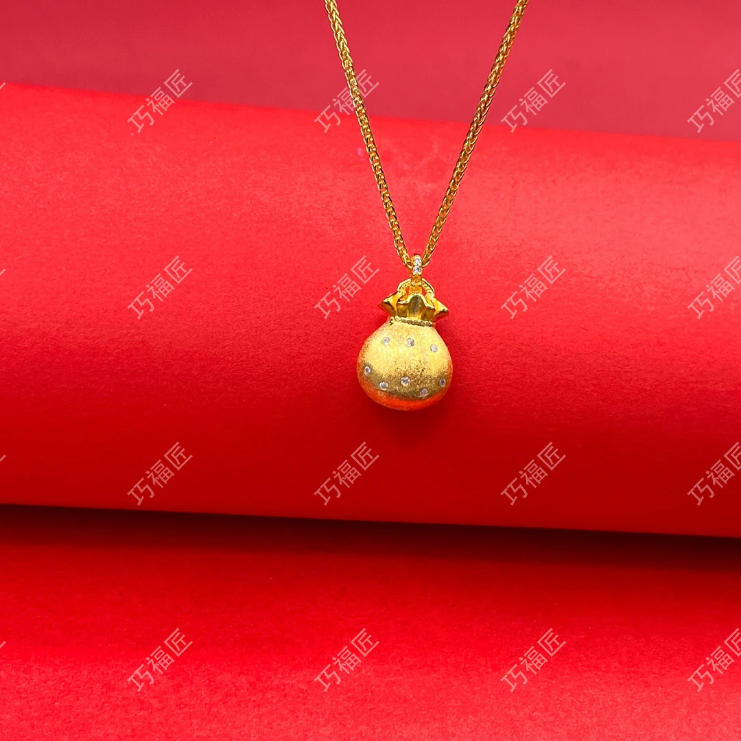 坠链均足银 z石福袋套链 轻奢时尚百搭坠链气质小众精致精美