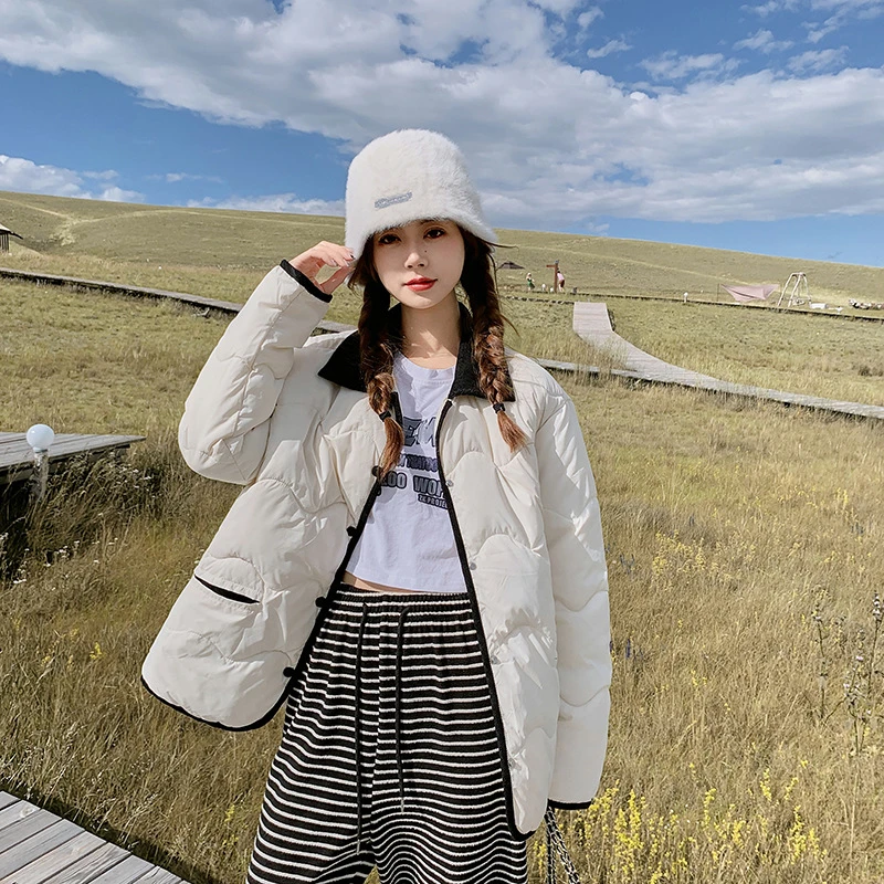 2025年新款棉服女冬短款宽松韩版外套轻薄小香风潮流棉衣时尚百搭