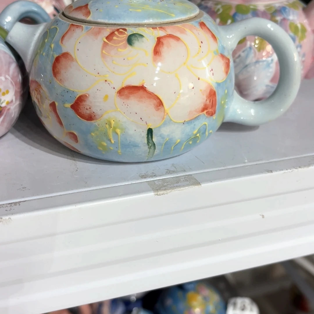 景德镇手绘高温釉下彩陶瓷茶具