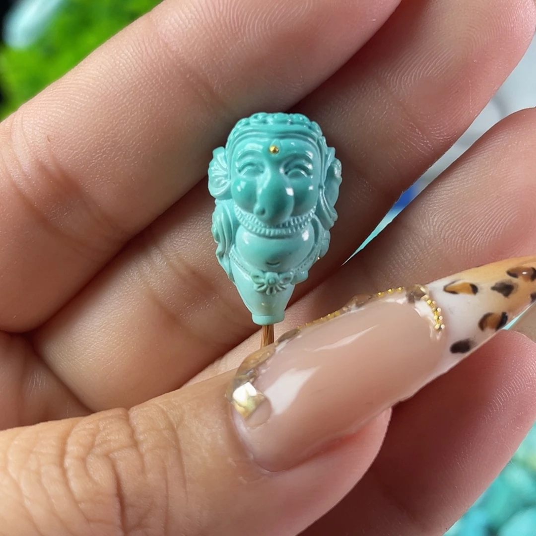 绿松石未镶嵌吊坠(不含链)