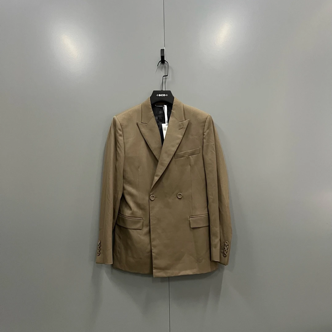 95新 DIOR/迪奥 y5 褐色翻领西服 44码/002220