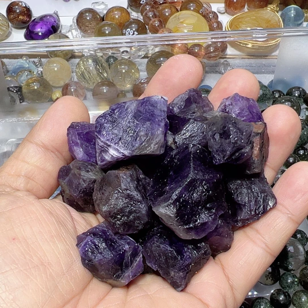 水晶颈饰未镶嵌天然水晶