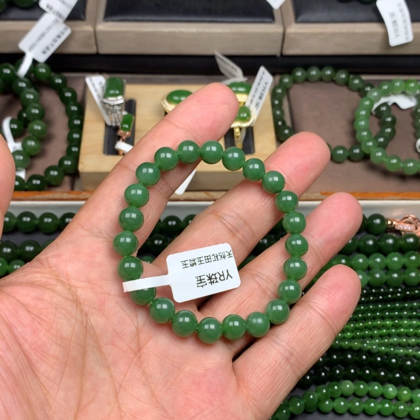 【闪购商品】手链未镶嵌和田玉（碧玉）10