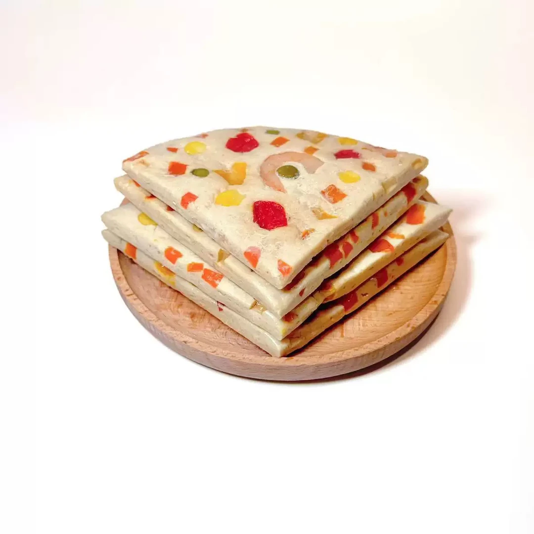 鲜虾鸡肉披萨饼｜宠物鲜食 手工宠物零食