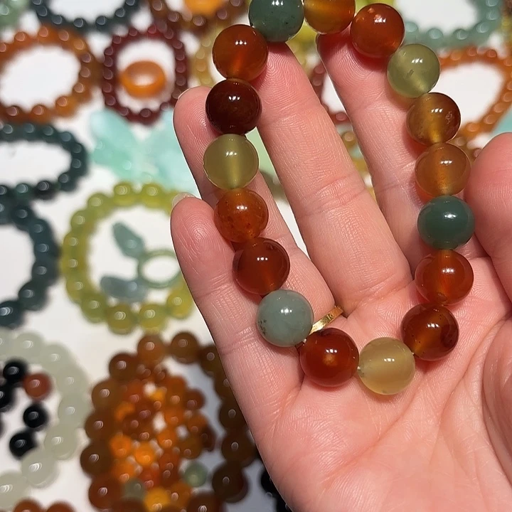 蛇纹石玉未镶嵌手串