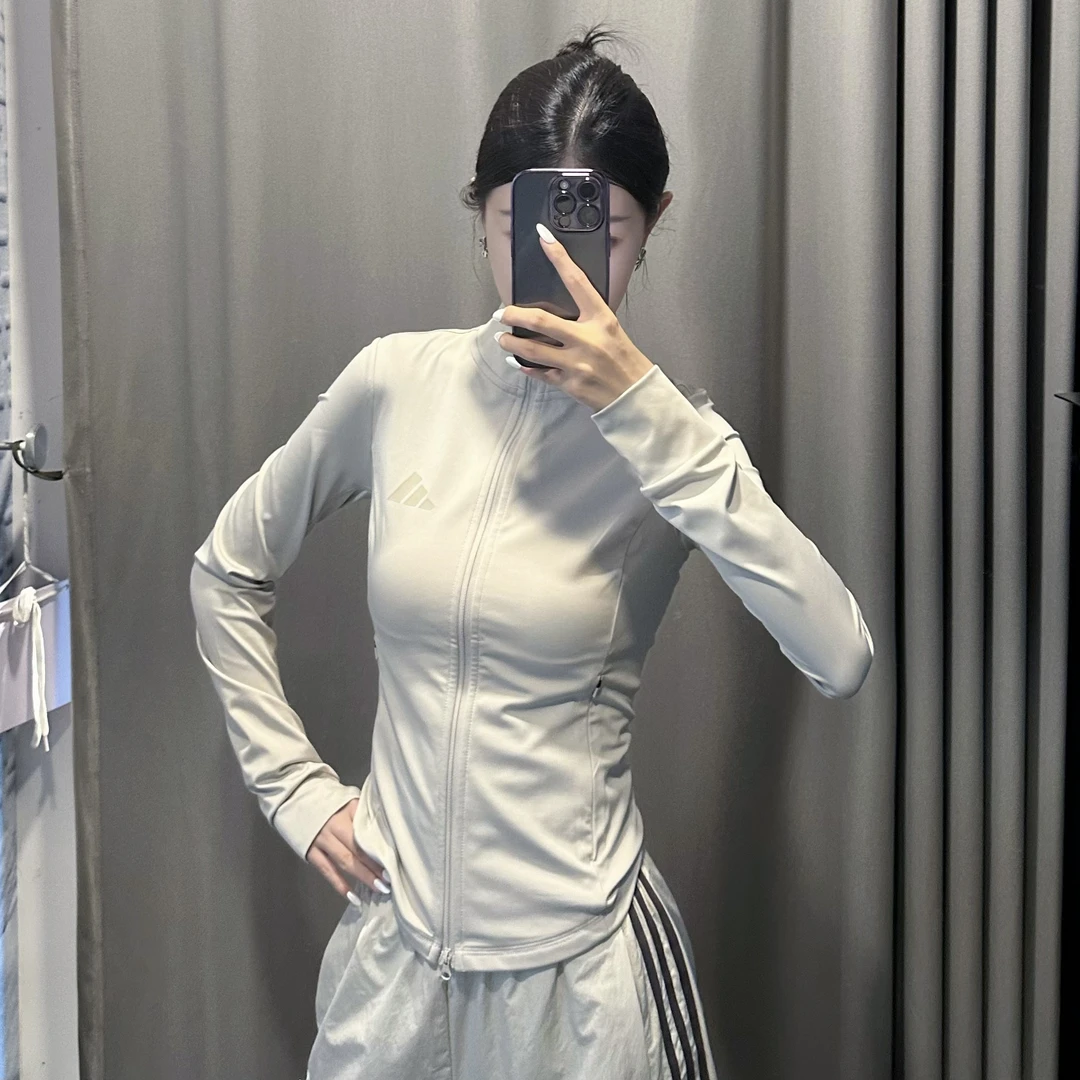 adidas 阿迪达斯时尚百搭瑜伽外套夹克 KF2665