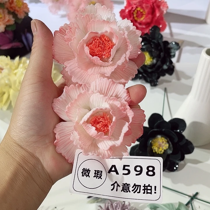 瓷片德化工厂陶瓷手工捏花