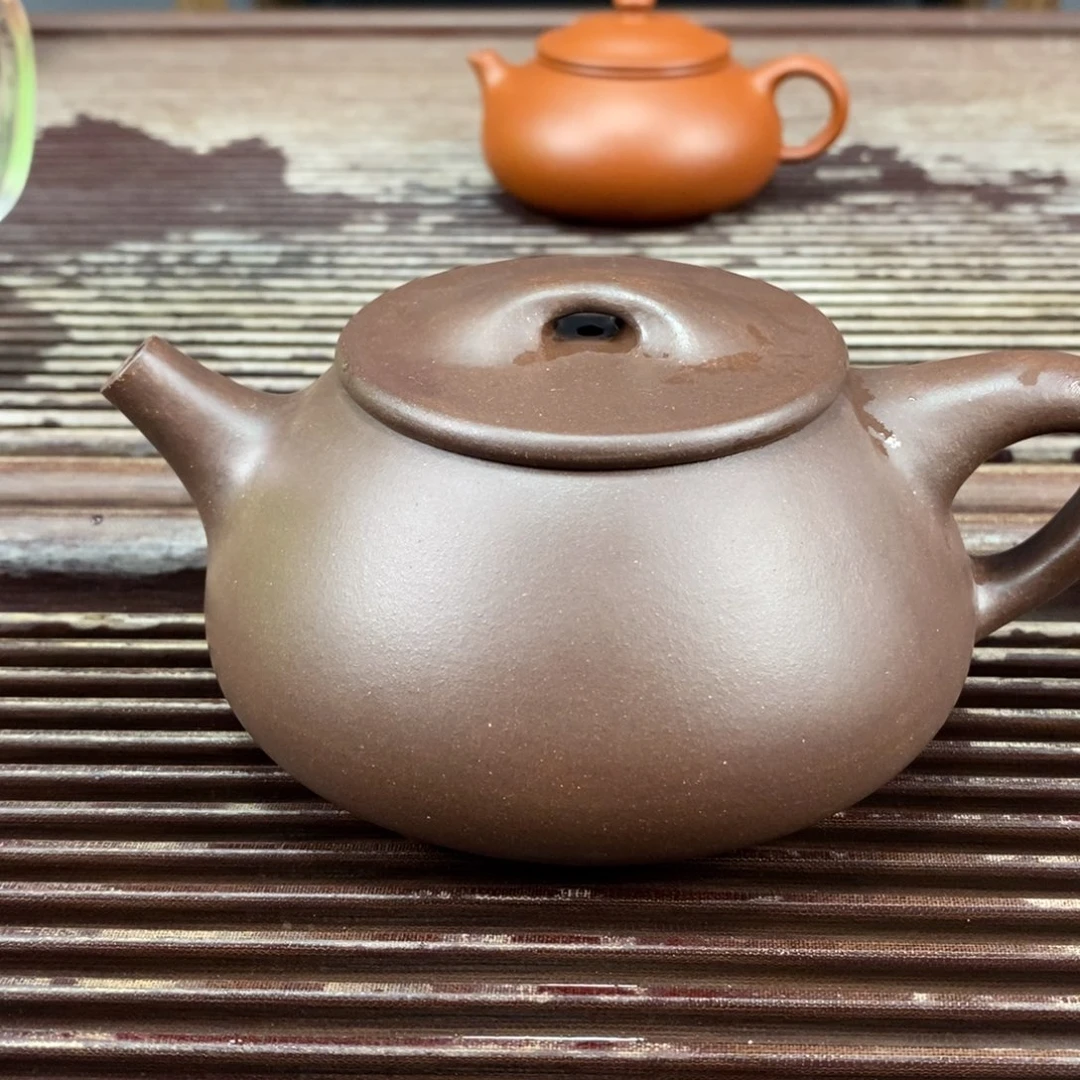 紫砂茶壶宜兴原矿紫砂壶石瓢370c