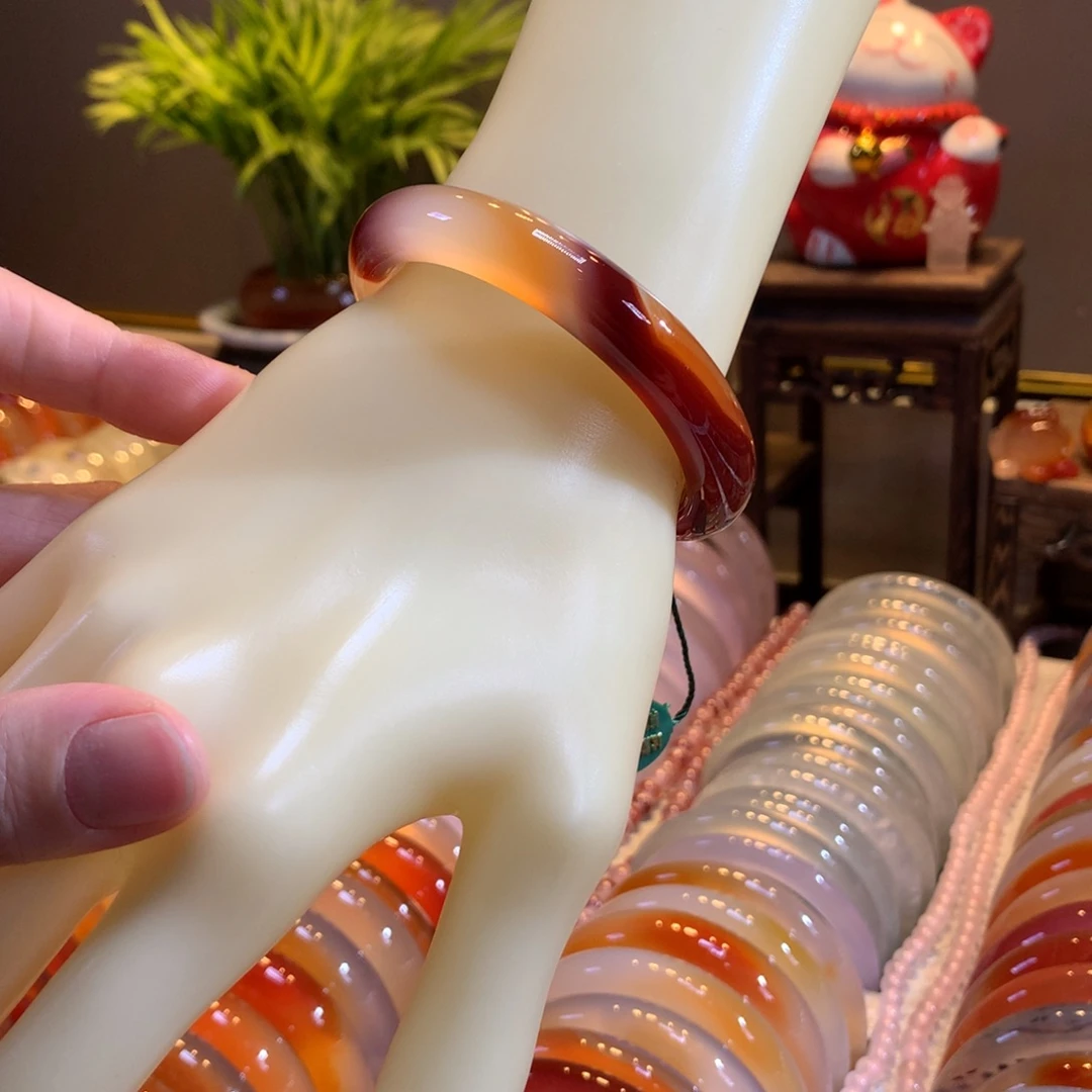 玛瑙/玉髓未镶嵌手镯19号