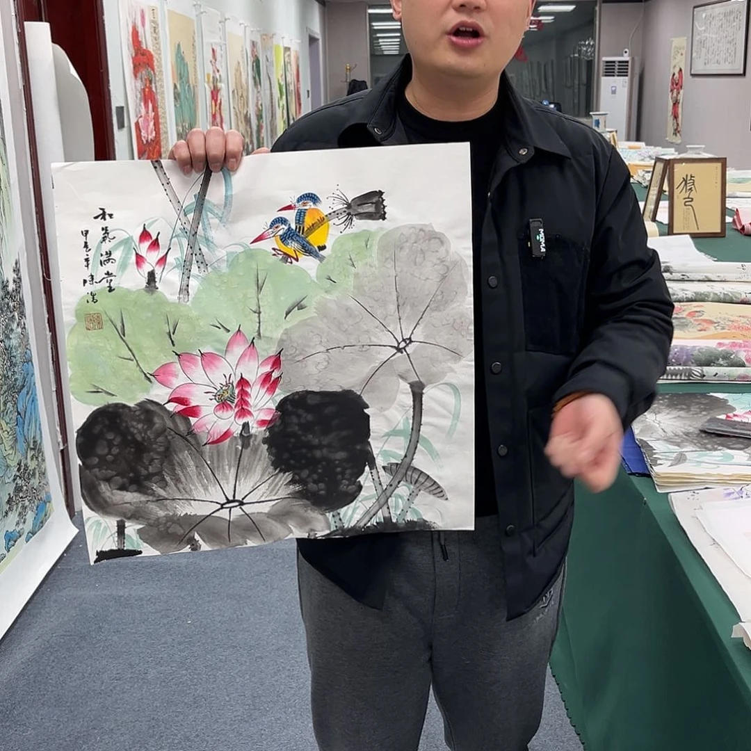 国画宣纸国画作品纯手绘