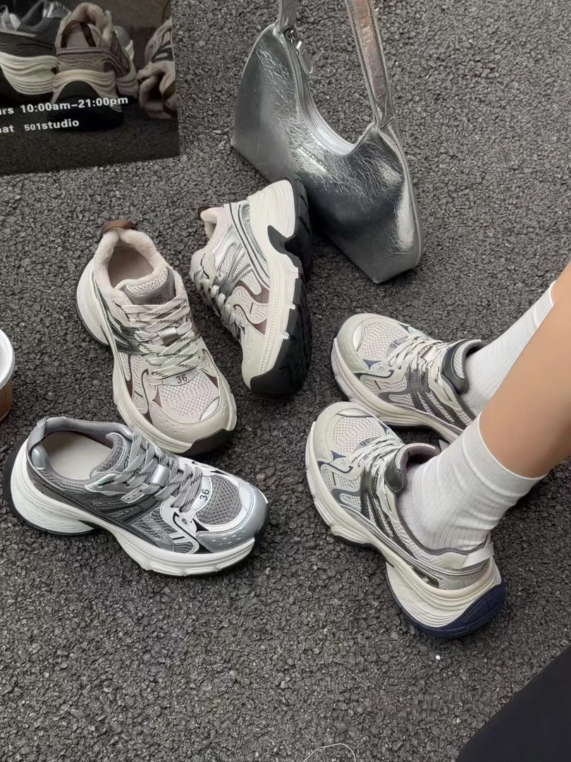 翁翁家韩版休闲老爹鞋