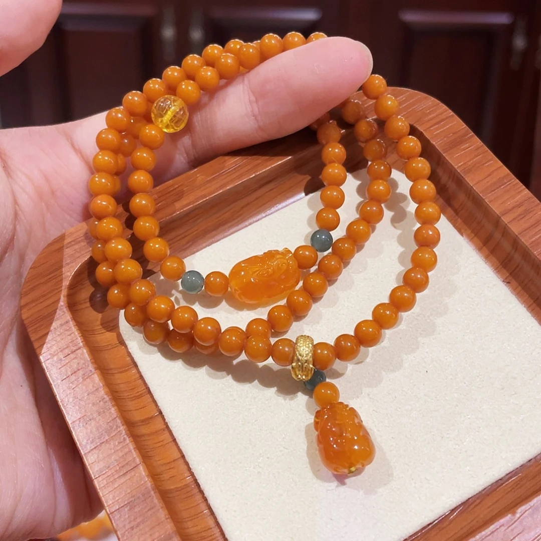 手链蜜蜡未镶嵌手串