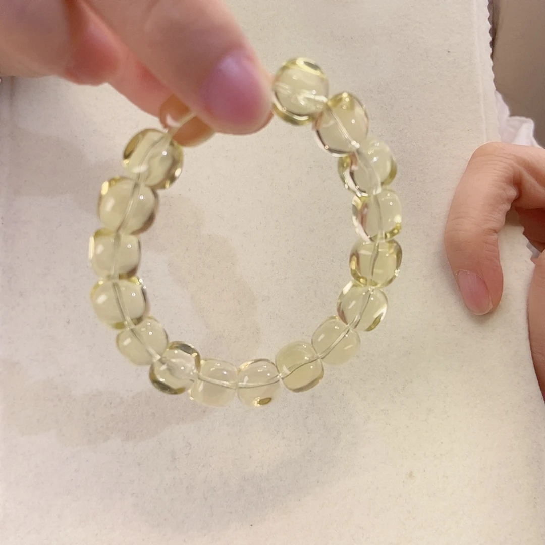 黄晶手链未镶嵌萝****F方糖