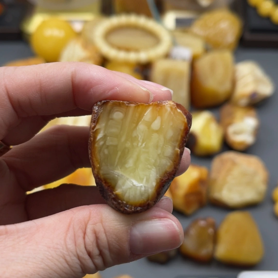 【闪购商品】未镶嵌定制琥珀天然琥珀蜜蜡原石定制y