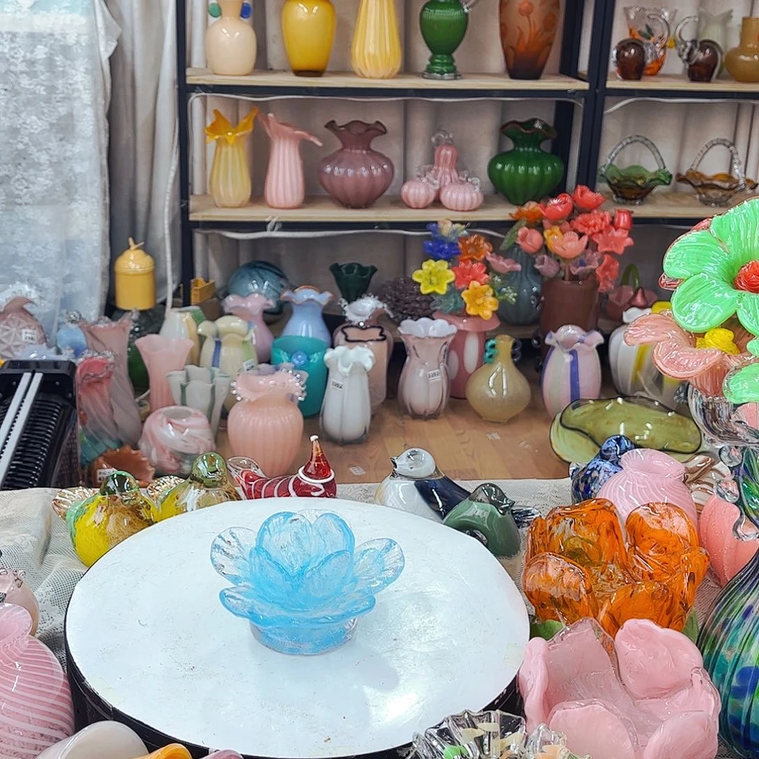 烛台花瑕 家悦琉璃品福利不退不换