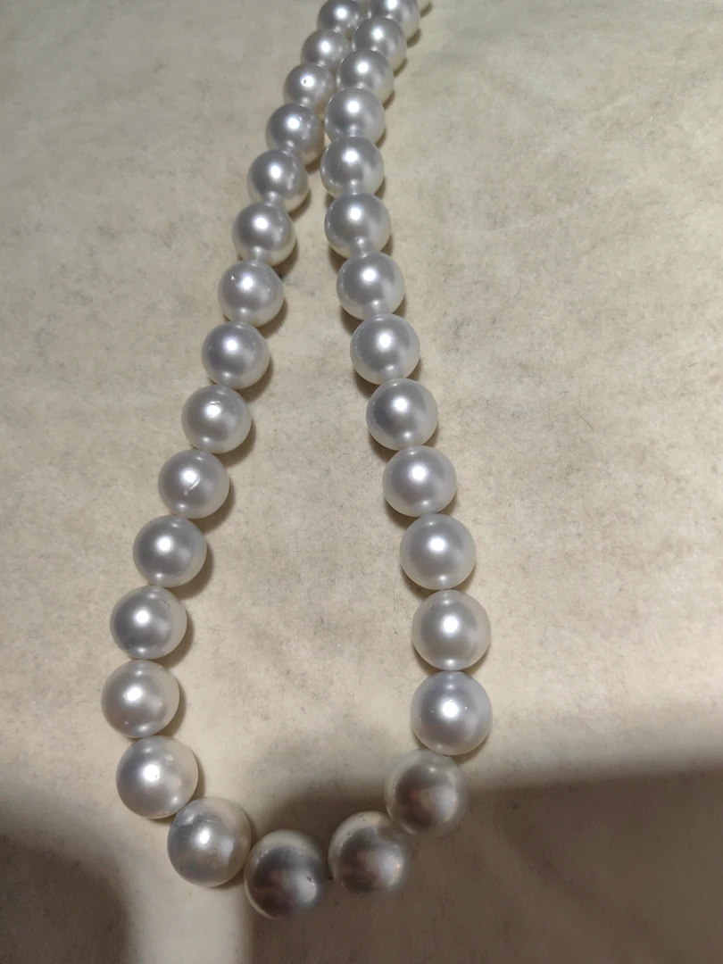 天然海水澳白珍珠10-13