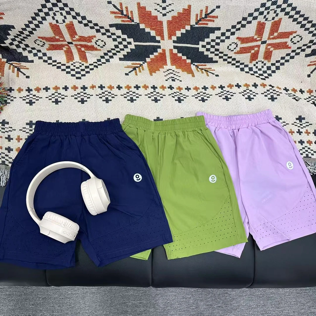 #【25-03】新品儿童纯色休闲五分裤网孔亲子轻量化短裤男女童