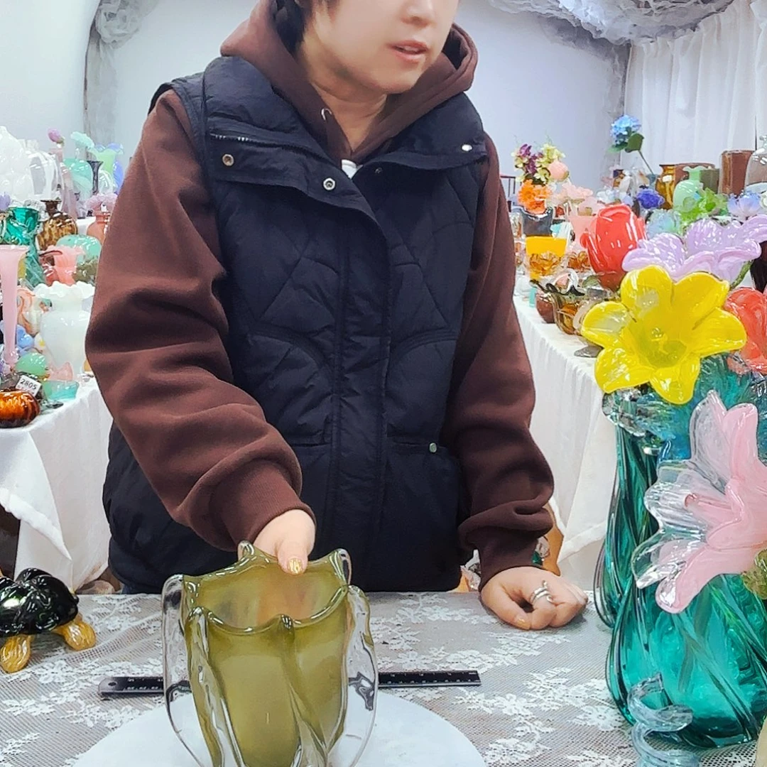 福利不退不换琉璃花瓶花瓶艺术品