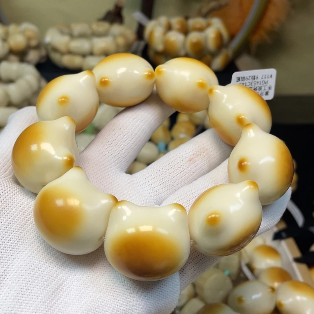 菩提根/象牙果手串117碳烧暹罗猫瑕