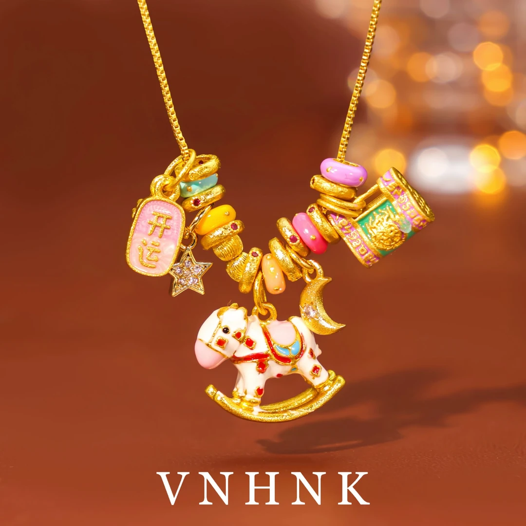 铜合金项链 美可儿   A536   金色(48cm)简约时尚项链预售