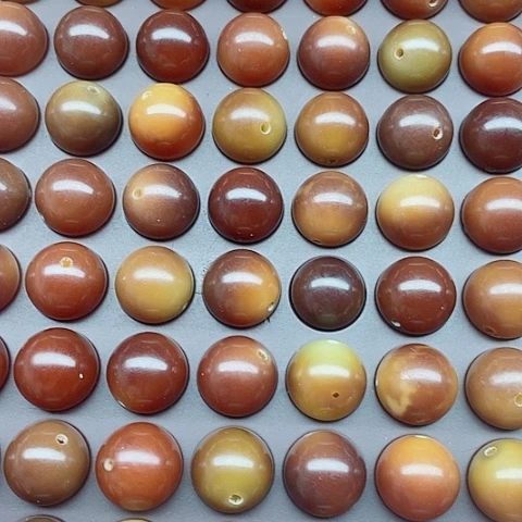 白玉菩提吊坠13微瑕疵款糖炒栗子圆100颗