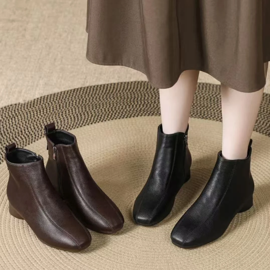 歌奢霏 时尚小跟短靴 9732【J】