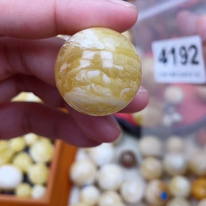 蜜蜡未镶嵌珠宝奇石粉26.6虎皮