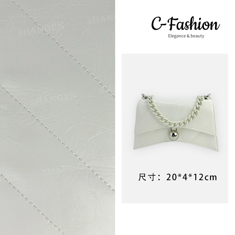 【尚恩CC】ZT-D7157-可可奶白-轻奢女士新款单肩斜挎沙漏包