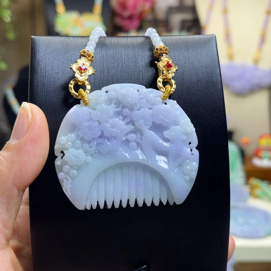 翡翠未镶嵌颈饰天然翡翠