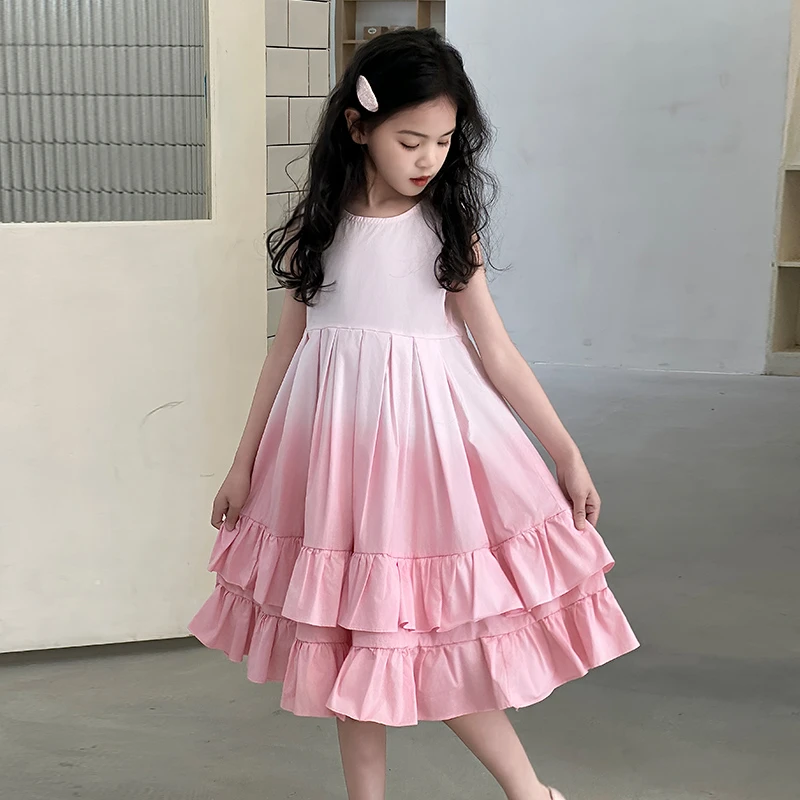 儿童装女童连衣裙夏装2025新款洋气大童女孩公主裙夏季超好看裙子