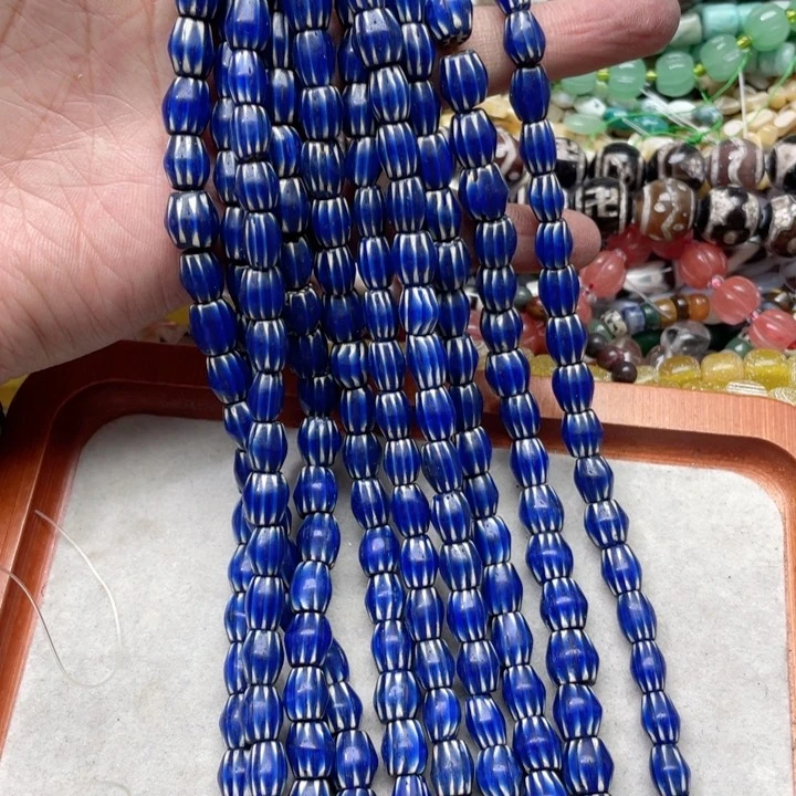 玛瑙/玉髓合金珠宝半成品一条8mm沙弗莱项链