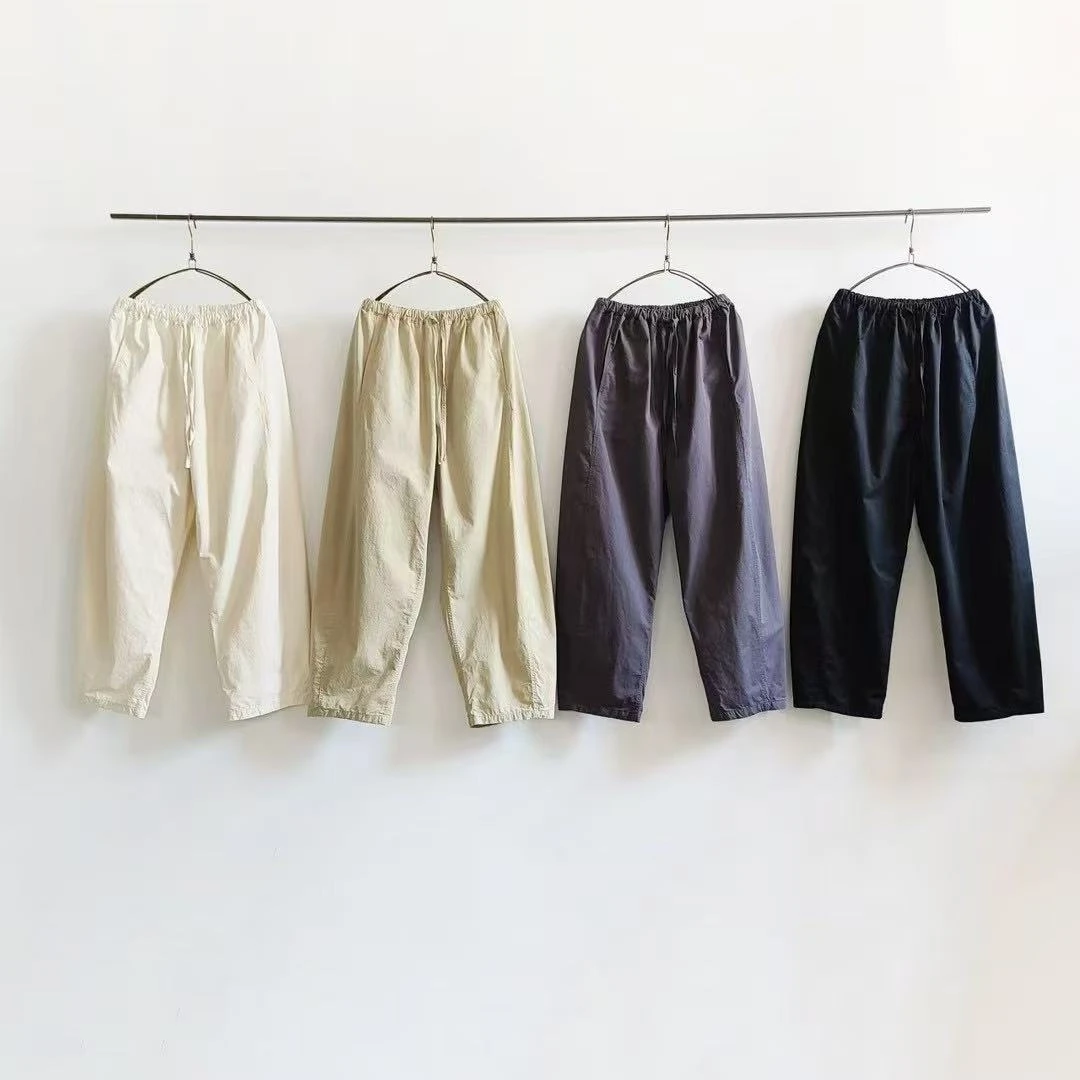 PU 新款后方带侧线休闲裤