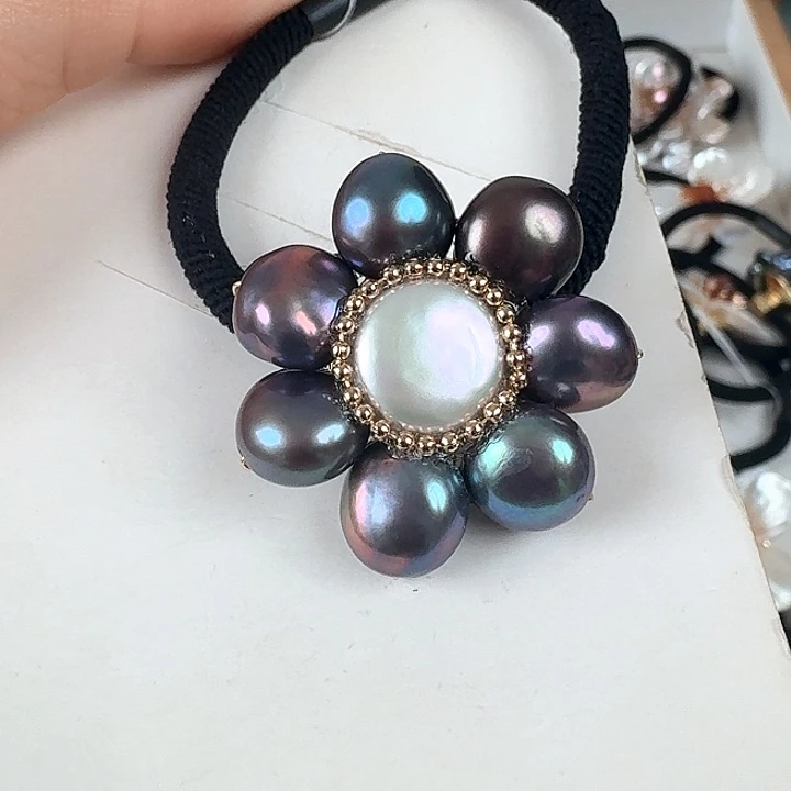 未镶嵌发饰淡水珍珠