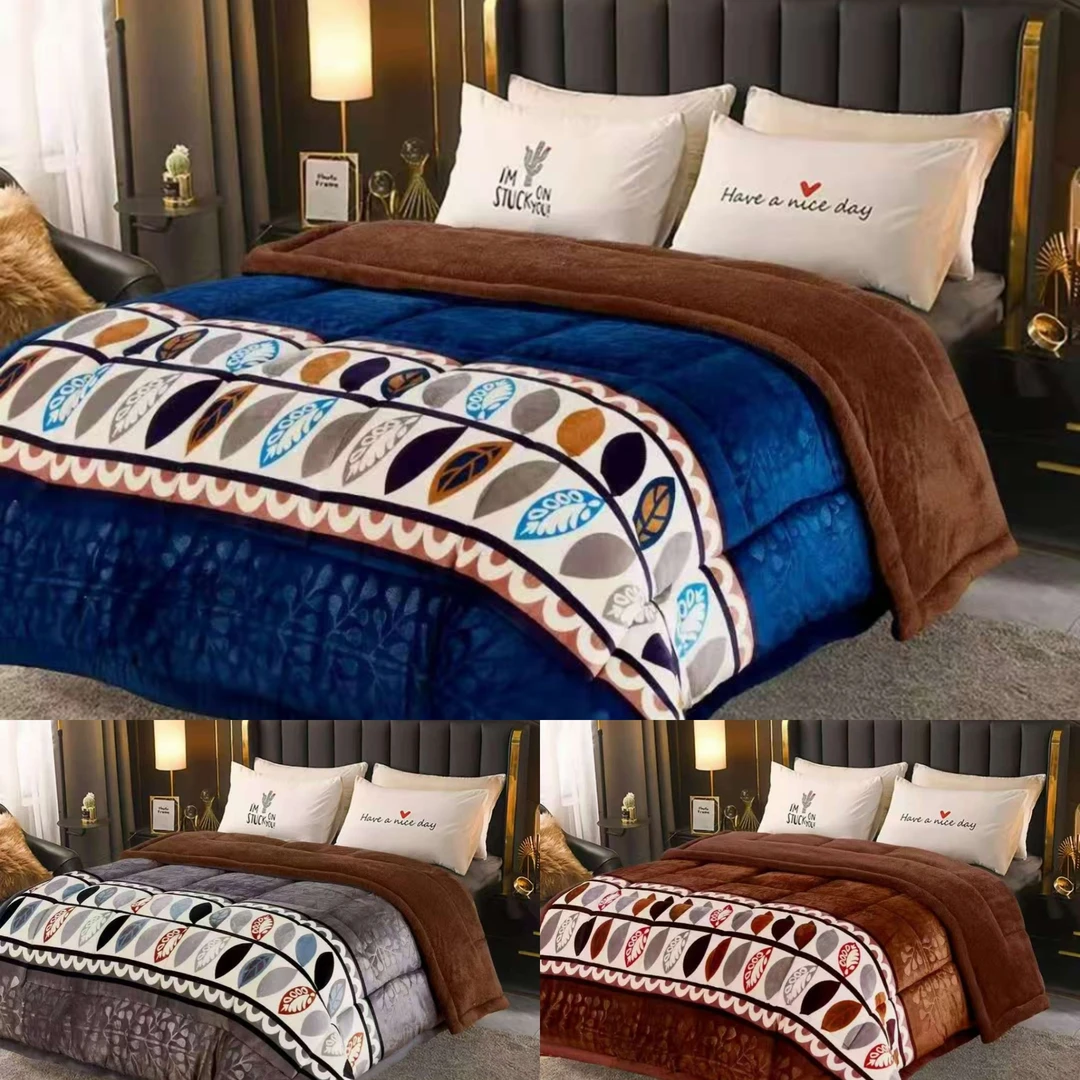 【拉萨发货西藏包邮】冬季加厚双面绒大豆棉棉被加厚保暖防静电