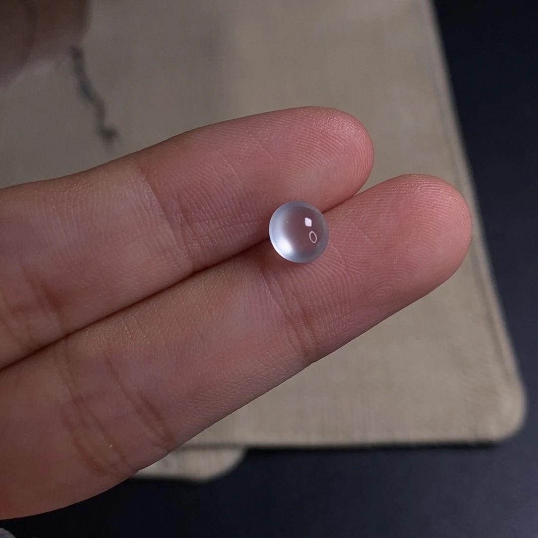 翡翠未镶嵌颈饰卡6.8白刚蛋