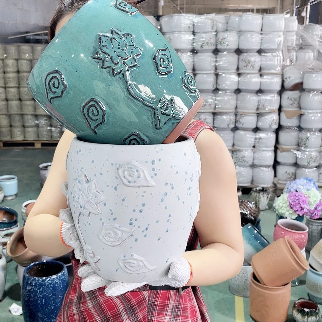 红陶作品高20/18两个